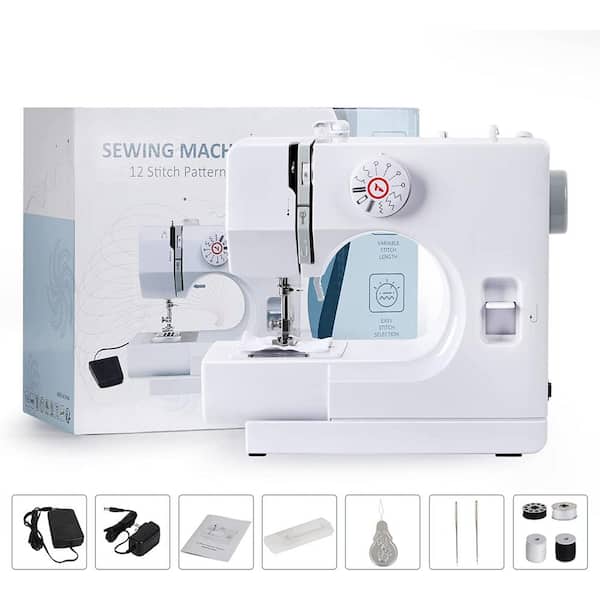 Smart Stitch Portable Mini Sewing Machine AC/DC Operation. Comes w foot  pedal