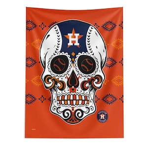 MLB Astros Candy Skull Printed Wall Hanging