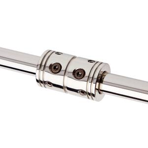 2.5 in. Polished Nickel Extension Downrod Coupler