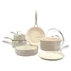 Denmark 10-Piece Monaco Aluminum Cookware Set - White