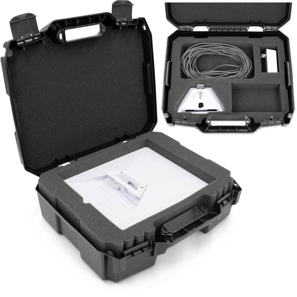 Custom Hard Case for Starlink Mini Kit AC Dual Band Wi-Fi System and Accessories-Black -  CASEMATIX, CRE913800F065