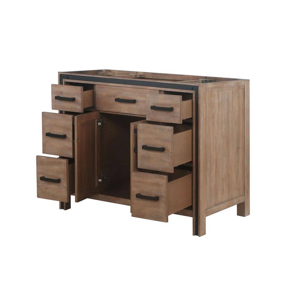 Ziva 48" Rustic Barnwood Single Bathroom Vanity