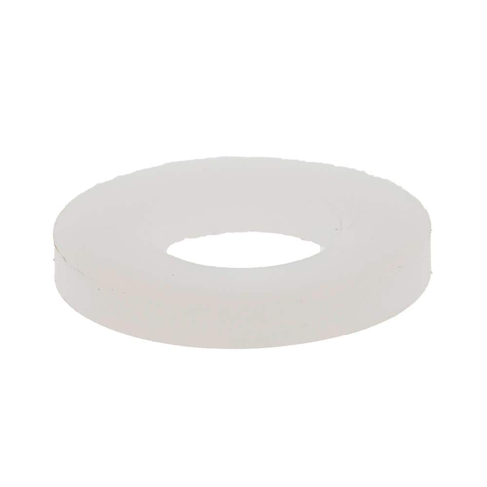 Prime-Line 1/4 in. x 1/2 in. O.D. Nylon Flat Washers (25-Pack) 9096707 -  The Home Depot