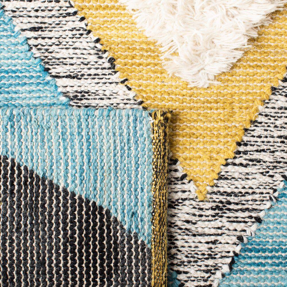 Kenya Multicolor Hand-Knotted Wool Area Rug