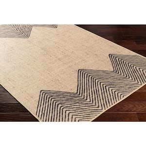 Ez Jute  Brown 5 ft. x 8 ft. Machine-Washable Rug