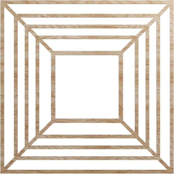 Ekena Millwork 0.375 in. x 40 in. x 40 in. Wood Medallion Moulding