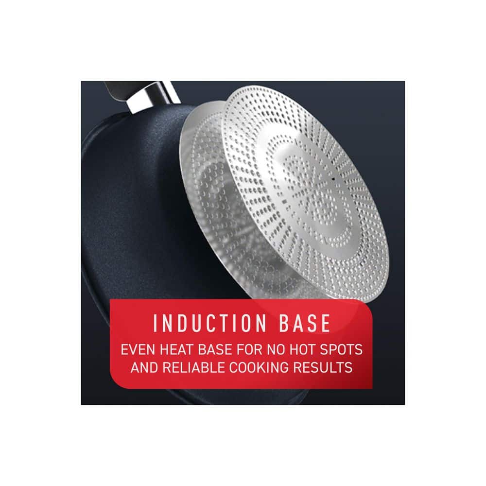 T-fal 12-Piece Platinum Nonstick Aluminum Cookware Set with Induction Base