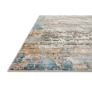 Bianca Ash/Multi 3 ft. 4 in. x 5 ft. 7 in. Contemporary Area Rug