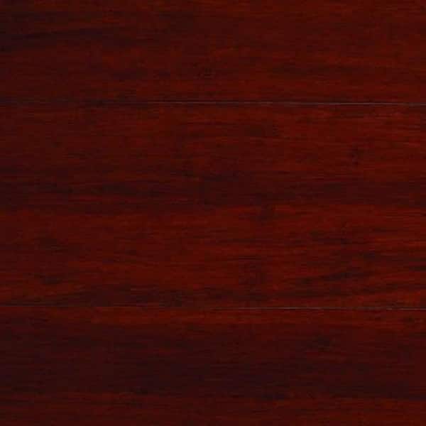 Unbranded Take Home Sample - Strand Woven Mahogany Bamboo Solid Bamboo Flooring - 5 in. x 7 in.