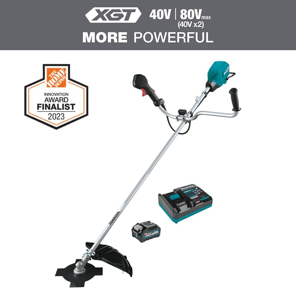 Makita XGT 40V max Brushless Cordless Brush Cutter Kit (4.0
