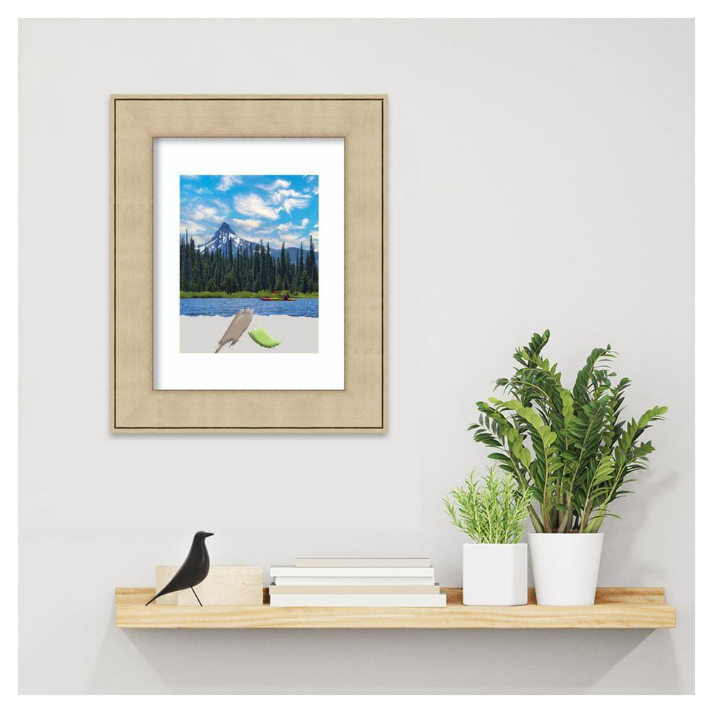 Classic Honey Silver Polystyrene Wall Picture Frame