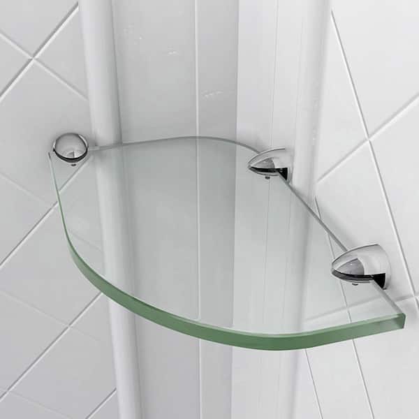 DreamLine DL-6070C-01 32D x 48W Center Drain Acrylic Shower Base and QWALL-5 Backwall Kit - White