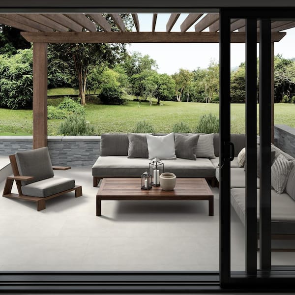 BB Concrete Mist 23.5 in. x 47.09 in. Matte Concrete Look Porcelain Floor and Wall Tile (15.372 sq. ft./Case)