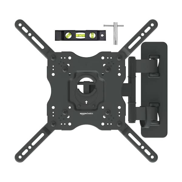 EKIEUDL Retractable Full Motion Wall Mount for 26 in. to 55 in. in TVs