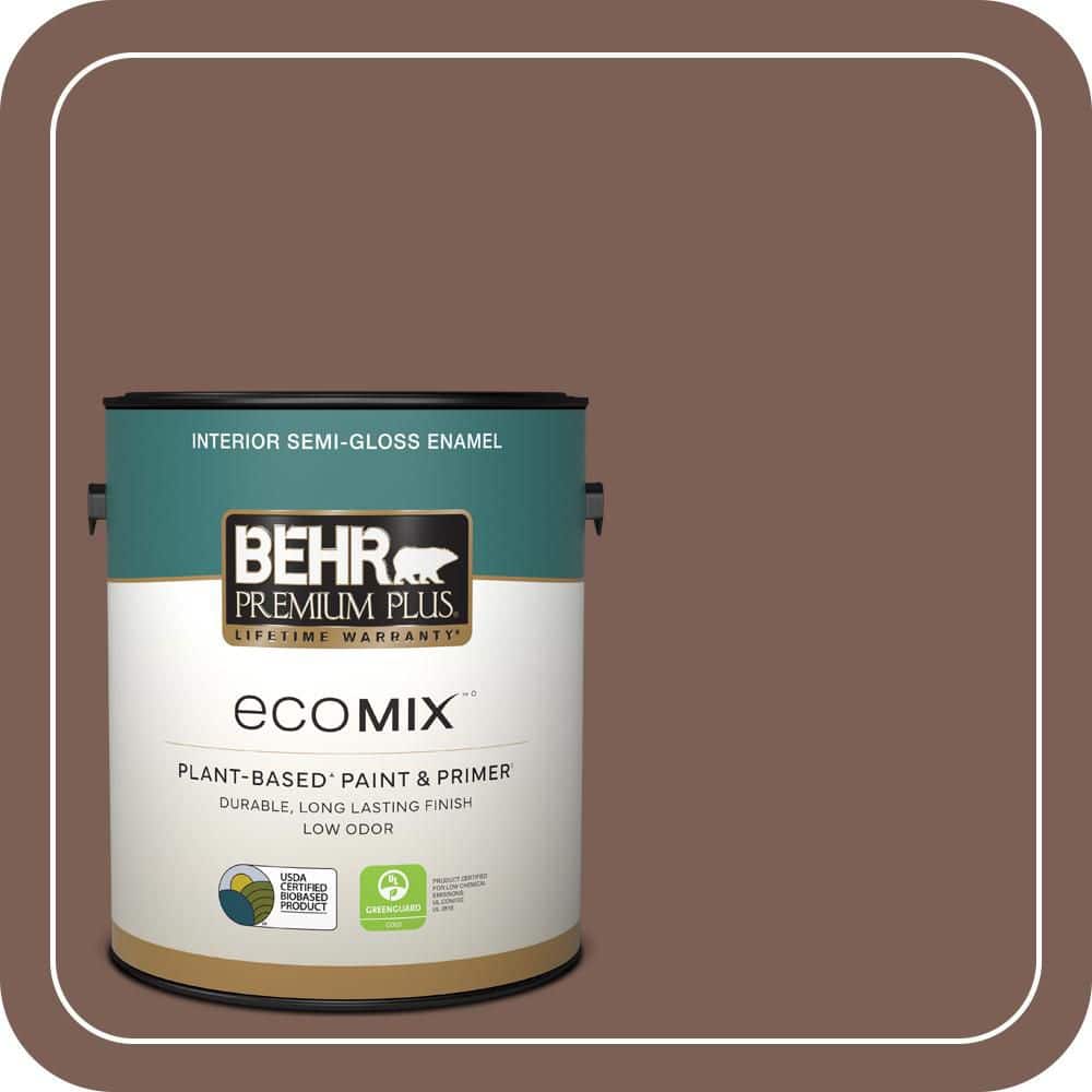 1 gal. #MQ1-57 Secret Journal Semi-Gloss Enamel EcoMix Plant-Based Interior Paint & Primer price history on PriceWatchPro
