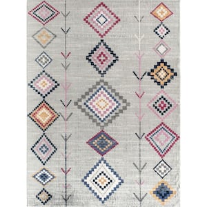 Bodrum Native Grey 2 ft. x 8 ft. Moroccan Area Rug