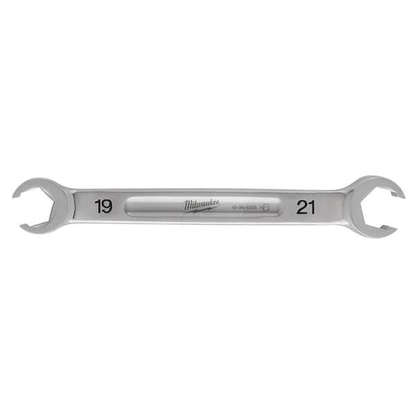 Milwaukee 19 mm x 21 mm Double End Flare Nut Wrench