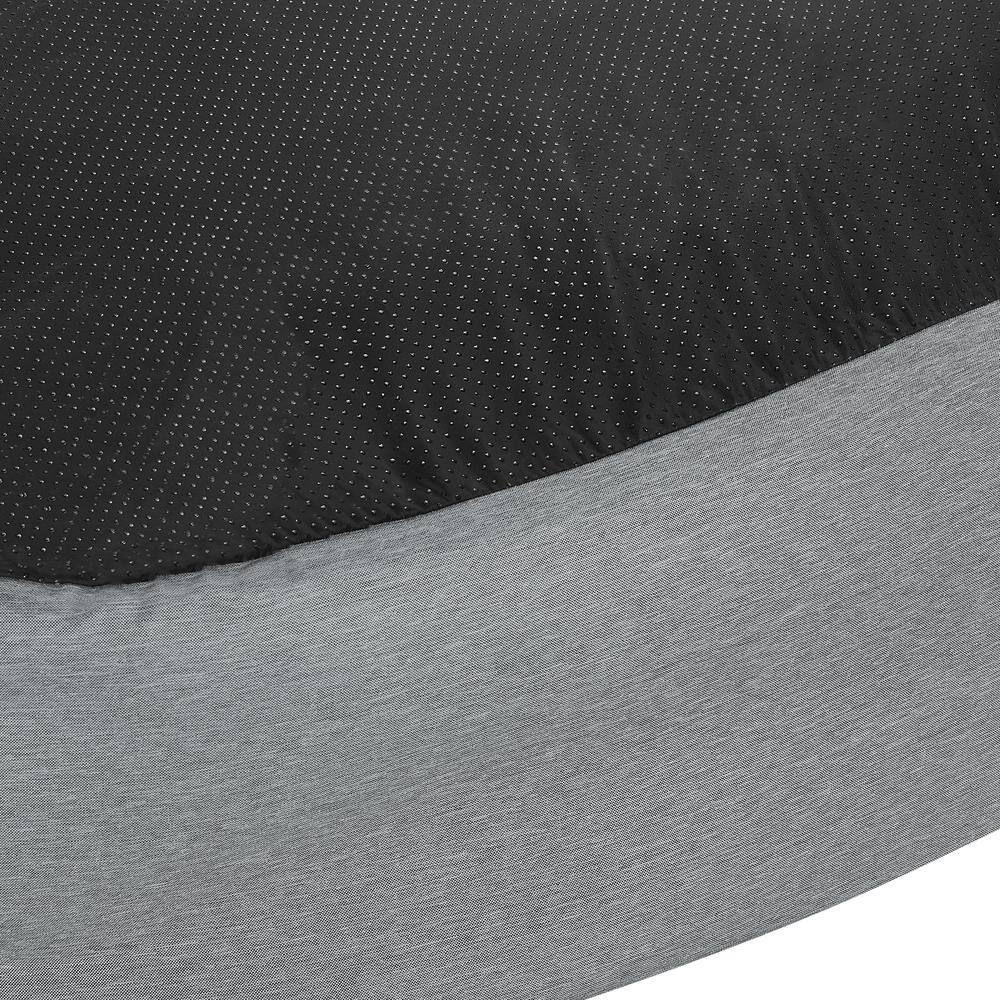 Medium Gray Water Resistant Round Pet Bed