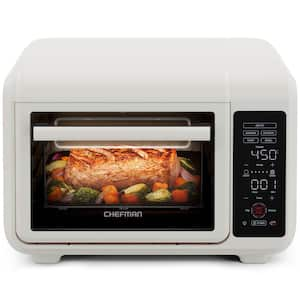 15 Qt. White Oven Air Fryer with Touch Screen Display