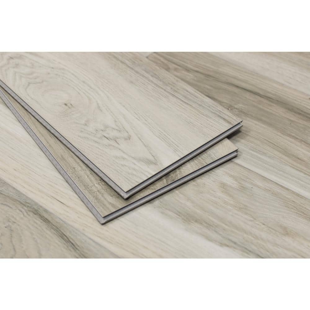 Extra Long Fortified Stone Hickory Look Vinyl Plank Flooring