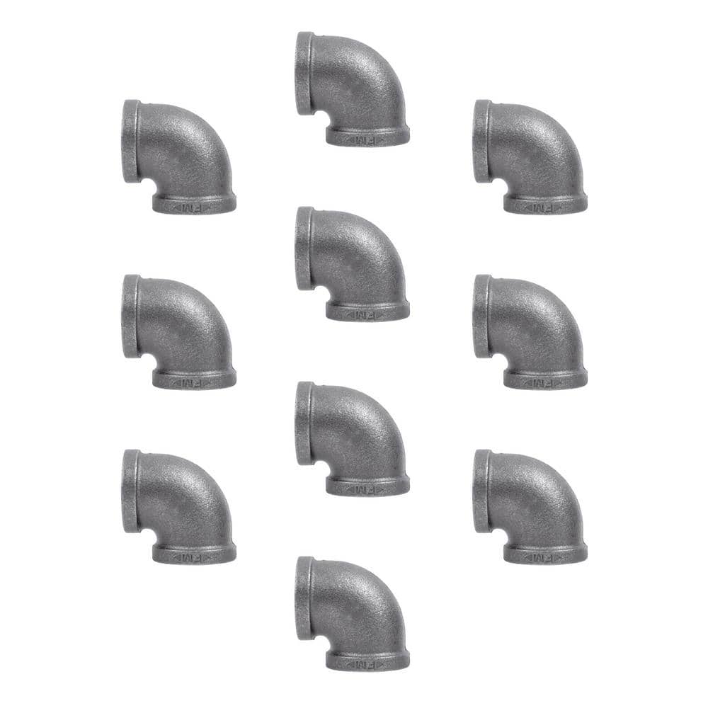 3/8 in. Black Malleable Iron 90 degree FPT x FPT Elbow Fitting (10-Pack) price history on PriceWatchPro