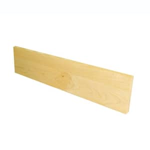 0.75 in. x 7.5 in. x 36 in. Prefinished Natural Maple Riser