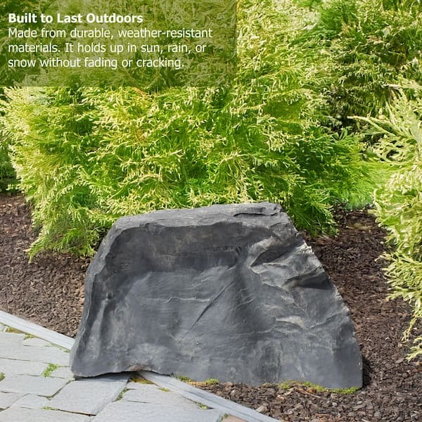 Gardenised Fake Garden Rock Cover Decorative Natural Faux Stone