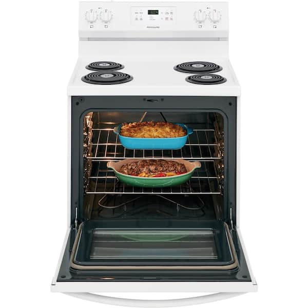 30 in. 5.3 cu. ft. Electric Range with Self Clean in White