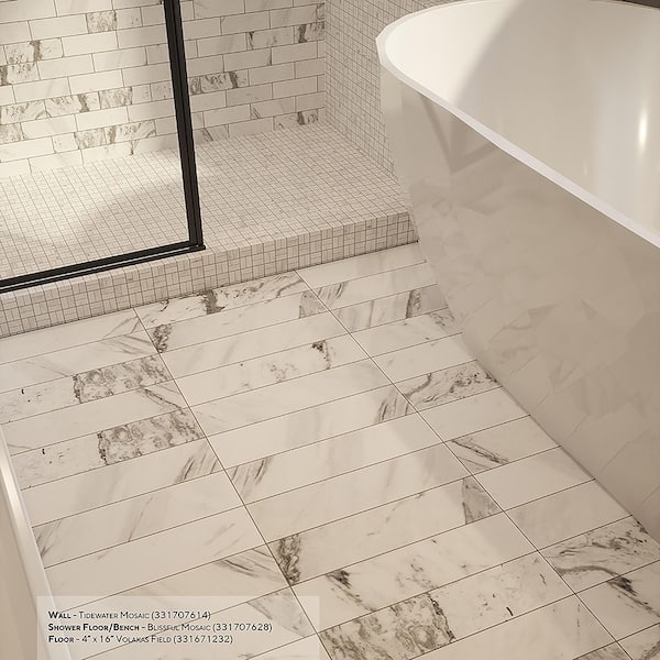 TIDE BLOOM nap, 2021 大理石 White Marble Solstice Dimensional Ice White Marble Sandblasted Finish