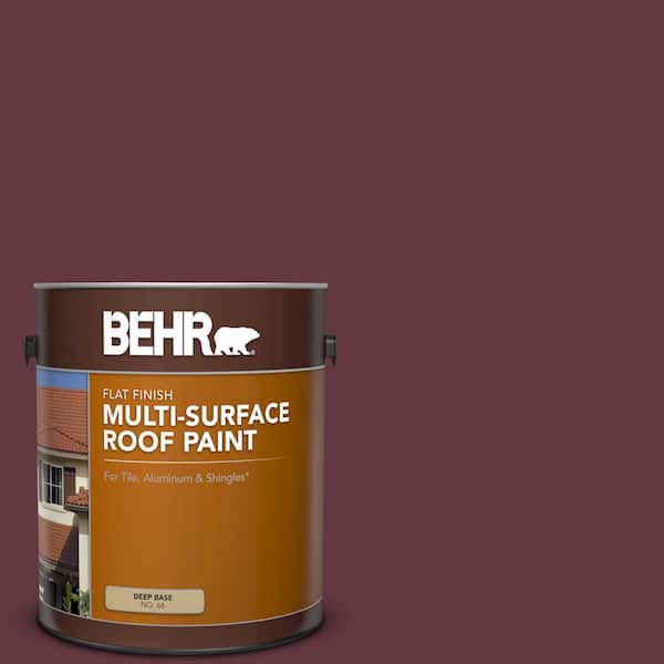 1 gal. #MQ1-14 Twinberry Flat Multi-Surface Exterior Roof Paint