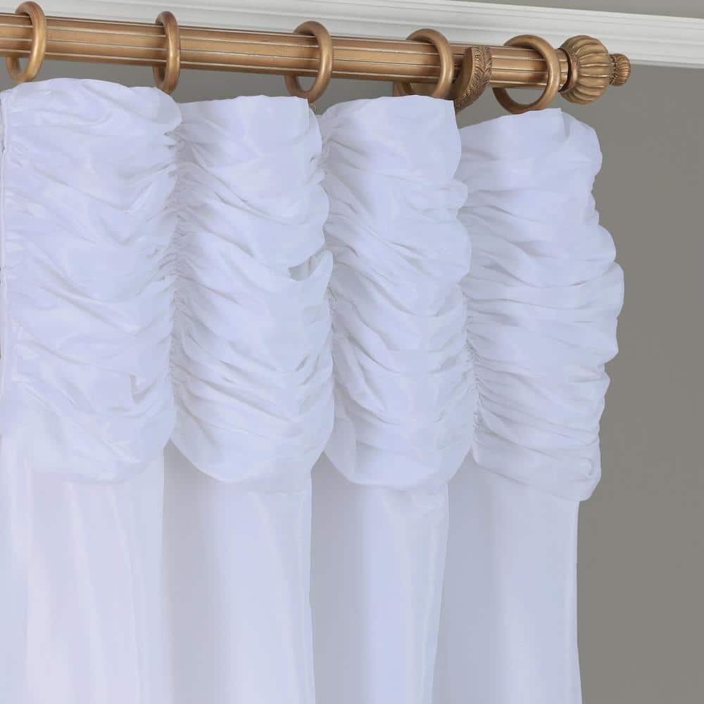 Ice Faux Silk Room-Darkening 108" Window Curtain Panel