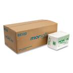 Morsoft Beverage Napkins, 9 in. x 9 in. , White, 500/Pack, 8 Packs/Carton