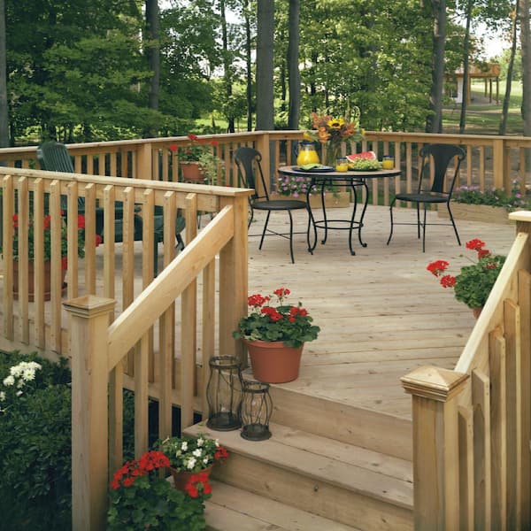 WeatherShield - 5/4 in. x 6 in. x 8 ft. Ground Contact Pressure-Treated Premium Southern Yellow Pine Decking Board
