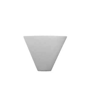 Ambiance 1-Light Trapezoid Corner Sconce Bisque Wall Sconce