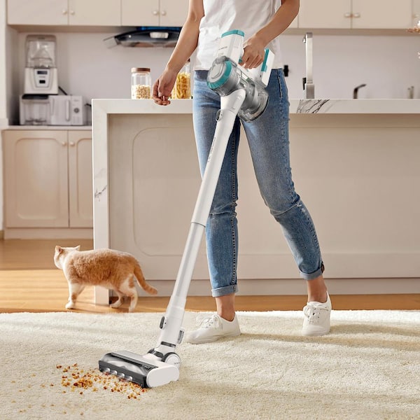 - and for Carpet Tineco Teal Hard Floors PWRHERO Pet Cleaner Stick Home The Vacuum 11 VA115700US Cordless - Depot
