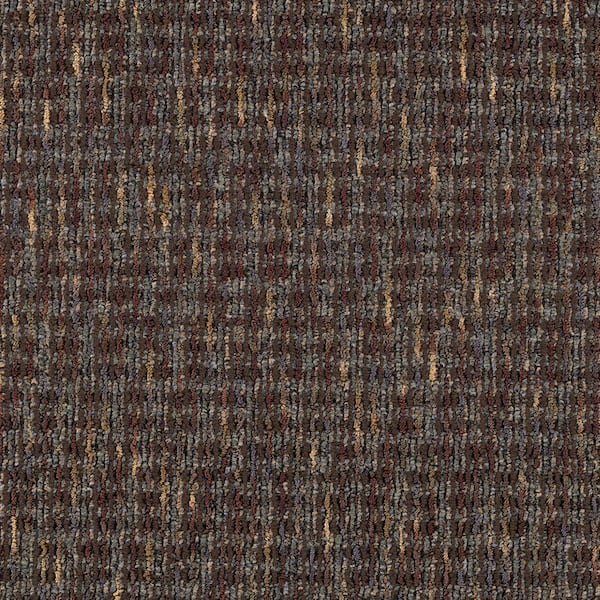 TrafficMaster 8 in. x 8 in. Loop Carpet Sample - Social Network III -Color Coffee Bean