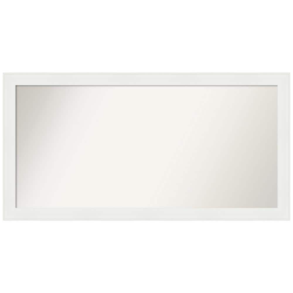 Vanity White Narrow 45.5 in. x 23.5 in. Custom Non-Beveled Recycled Polystyrene Framed Bathroom Vanity Wall Mirror price history on PriceWatchPro