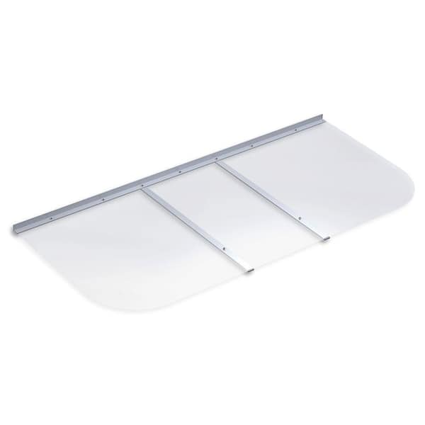 Ultra Protect 58 in. x 26 in. Rectangular Clear Polycarbonate Window Well Cover