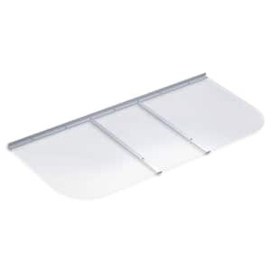 58 in. x 26 in. Rectangular Clear Polycarbonate Window Well Cover