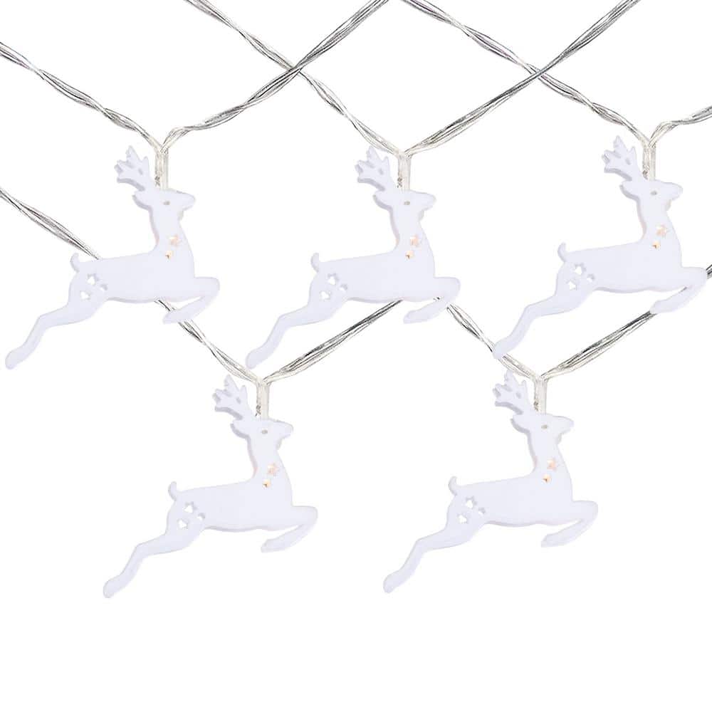 3 ft. B/O LED Warm White Reindeer Christmas Lights (Set of 10) price history on PriceWatchPro