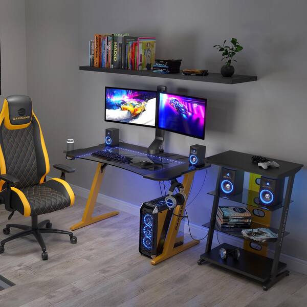 gaming desk yellow