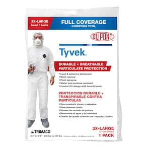 DuPont Tyvek 3XL Painters Coverall with Hood and Boots
