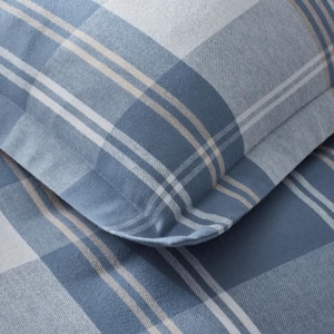 Company Cotton Oversized Plaid Velvet Flannel Cotton Pillowcases (Set of 2)