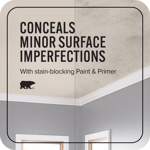 BEHR ULTRA 1 gal. #N220-2 Ashen Tan Ceiling Flat Interior Paint