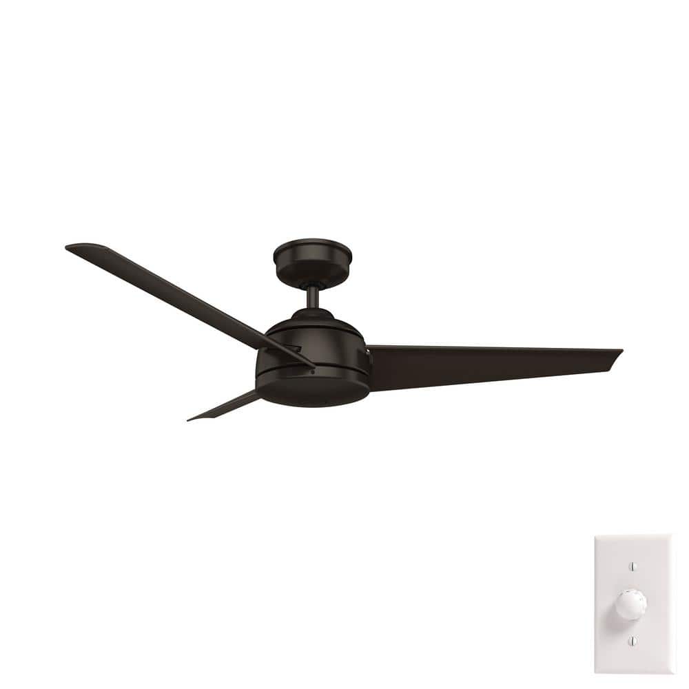 52" Premier Bronze Outdoor Ceiling Fan with Wall Control