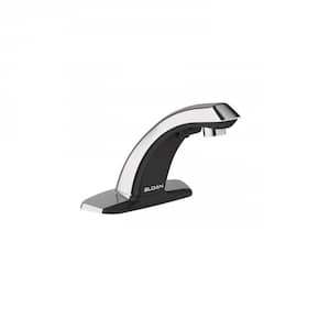 Optima Hardwired Single Hole Touchless Bathroom Faucet with 4 in. Trim and Smart Technology in Polished Chrome