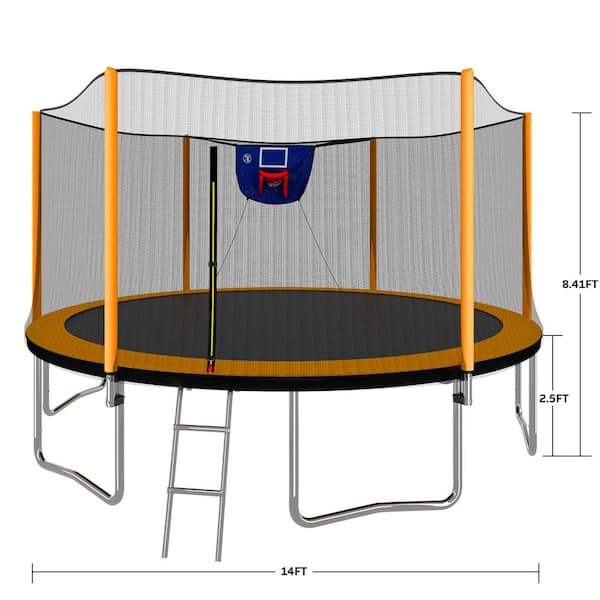 14ft trampoline trampoline with sides