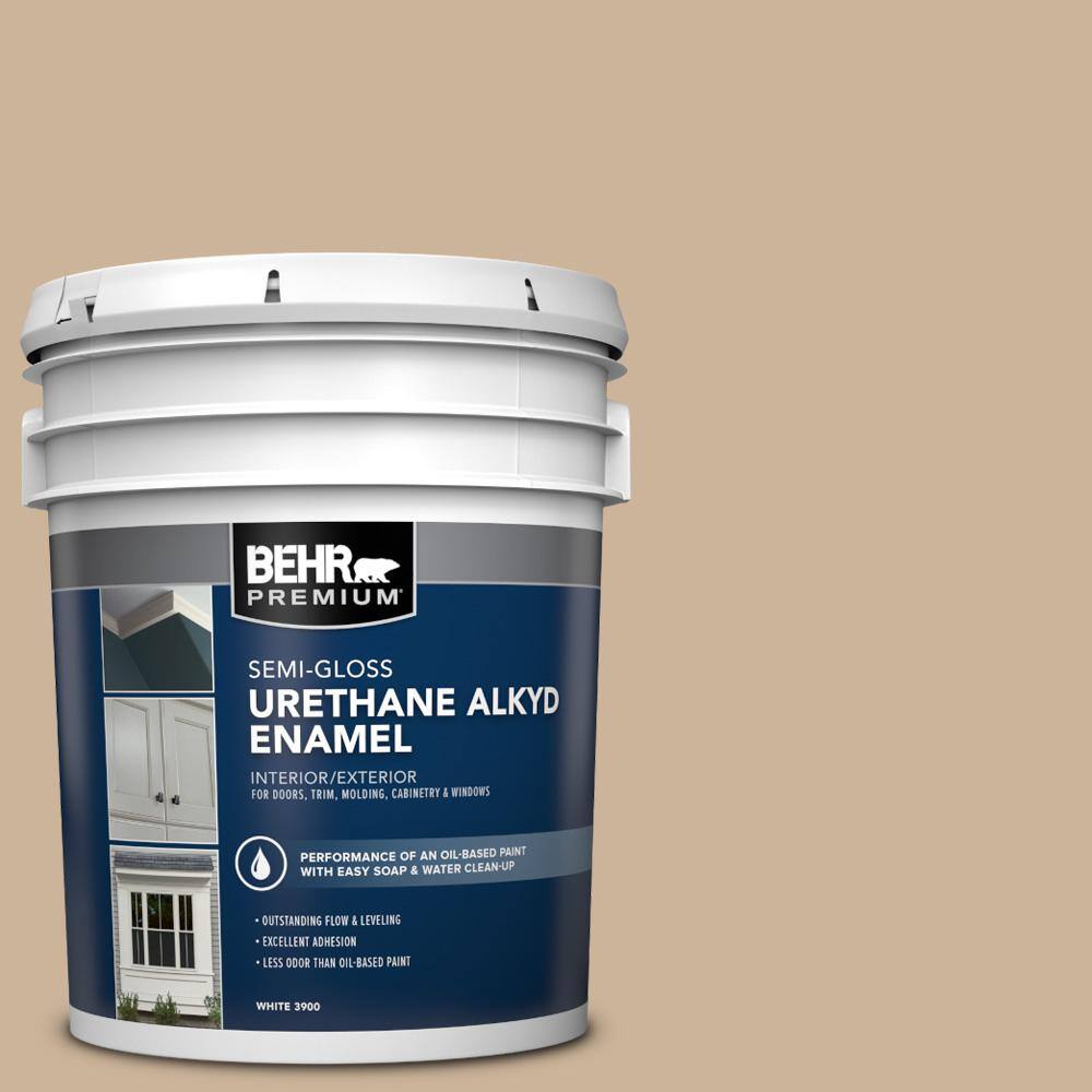 5 gal. #T17-03 Sepia Filter Urethane Alkyd Semi-Gloss Enamel Interior/Exterior Paint product image for price tracking