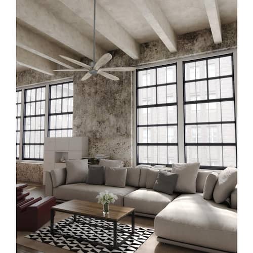 Rhinebeck 58 in. Indoor Matte Silver Ceiling Fan with Wall Control For Bedrooms Ceiling Fans