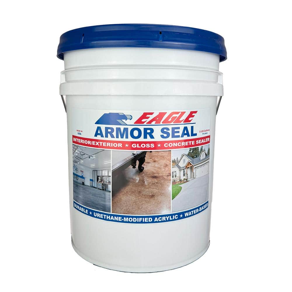 5 Gal. Armor Seal Urethane Modified Acrylic Glossy Durable Water-Based Clea